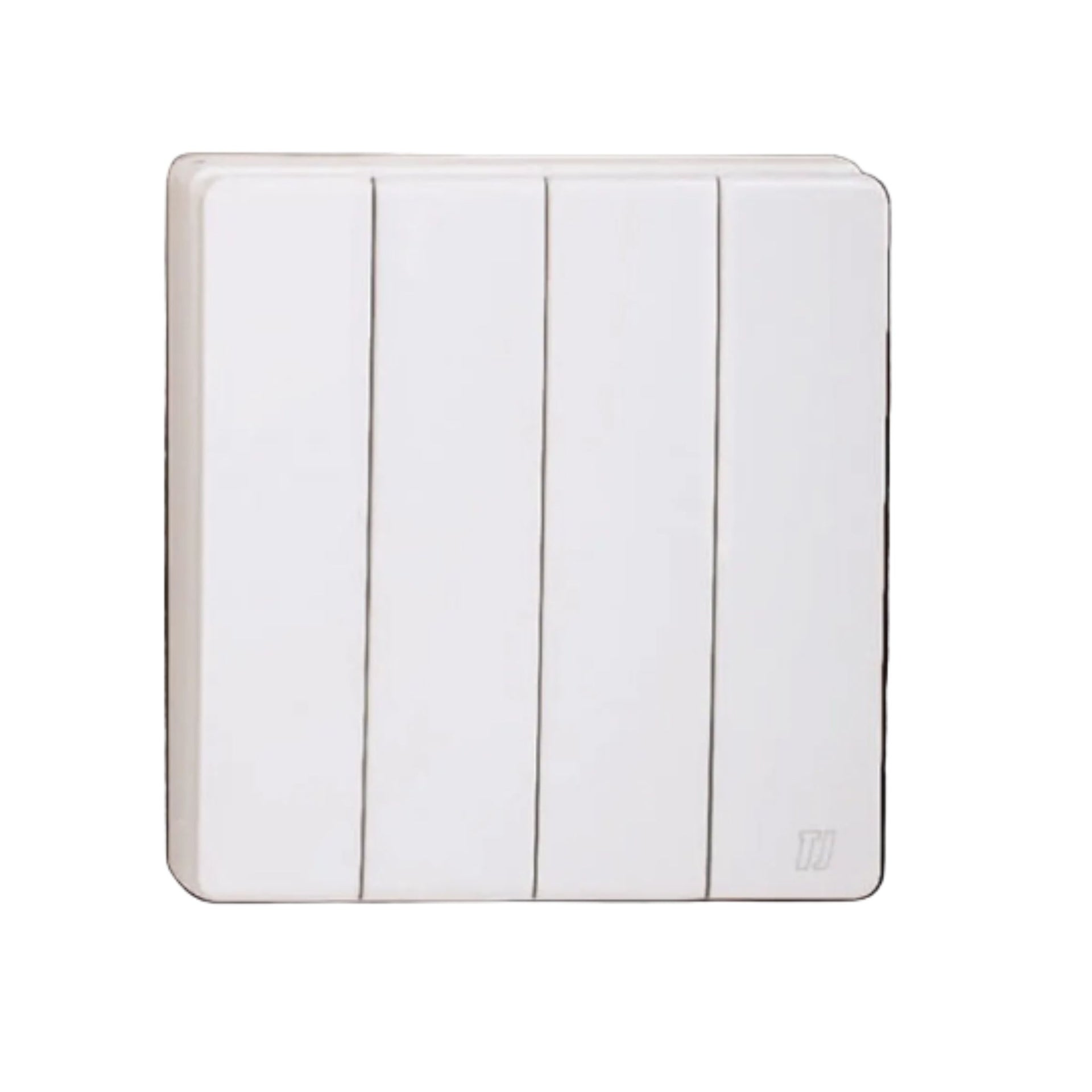 4 Gang 1 Way Switch - White