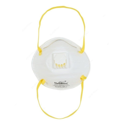 Vaultex KN95 Cup Shaped Particulate Respirator With Valve, VMK, White