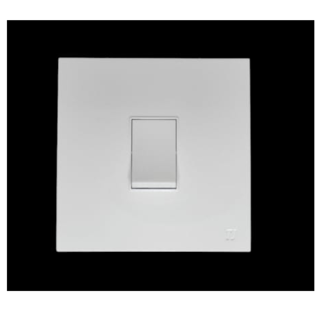 1 Gang 1 Way Switch - White