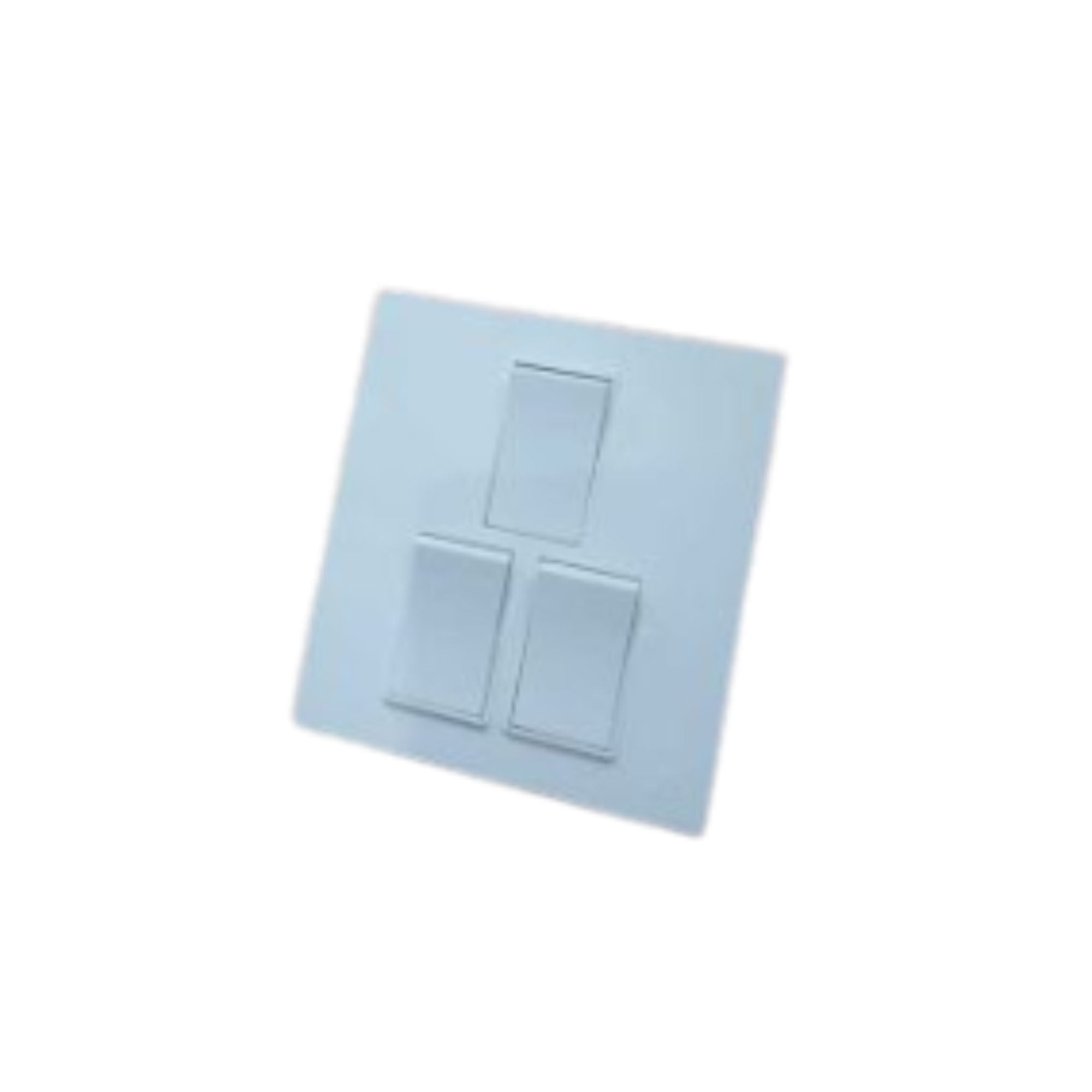 3 Gang 1 Way Switch - White