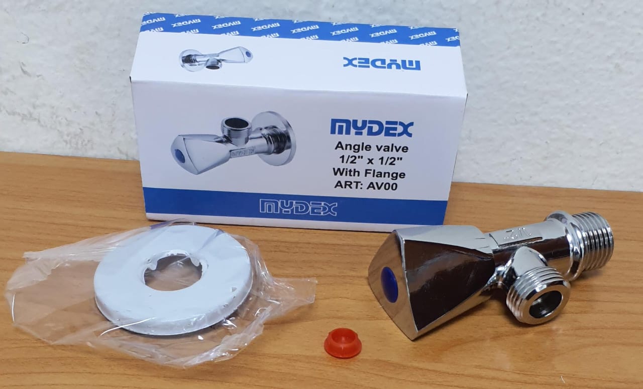 Mydex Angle Valve 1/2 "X 1/2 " With Flange (AV00)