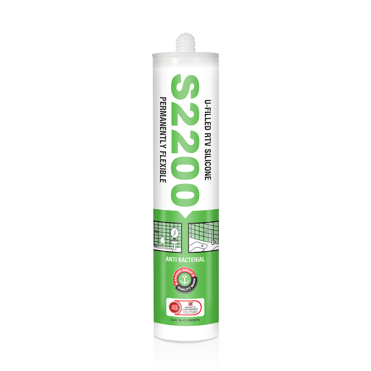 ASMACO S2200 Silicone Sealant: (1 CTN X 24PCS)