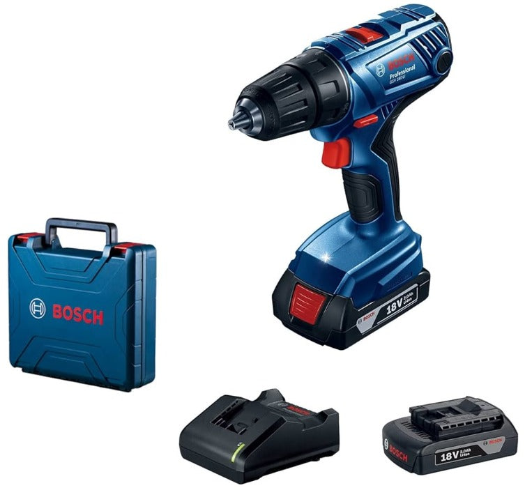Bosch Cordless Drill Driver 18V, 2.0Ah - GSR 180-Li