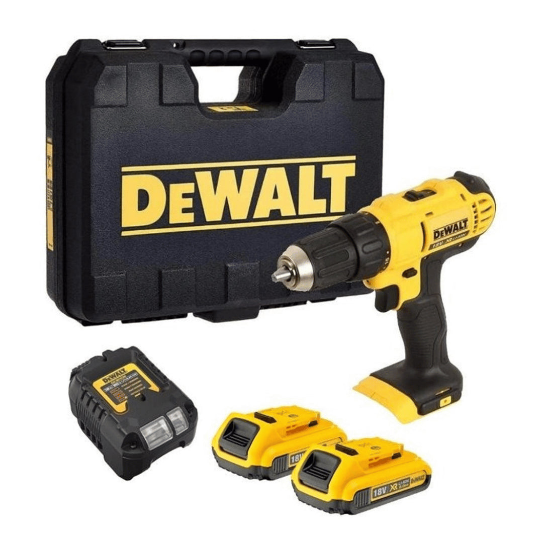 DEWALT - Drill driver 18V XR, 2 x 2 Ah batteries, DCD771D2-QW