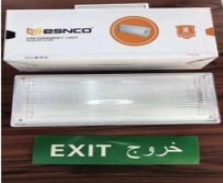 ESNCO LED Emergency Exit Lamp 4W Rechargeable Emergency Light with Lithium Battery Backup