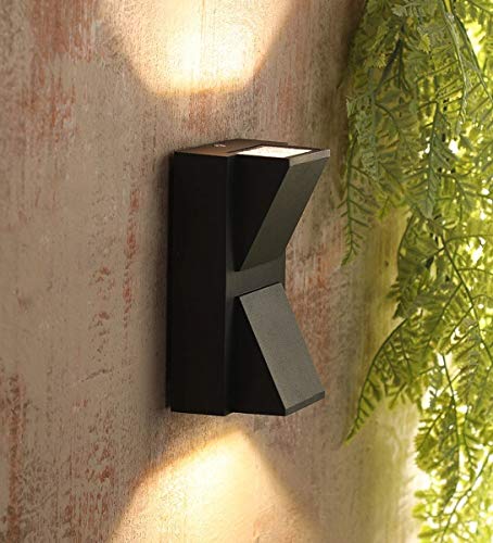 Esnco Outdoor Wall Light Half K Shape