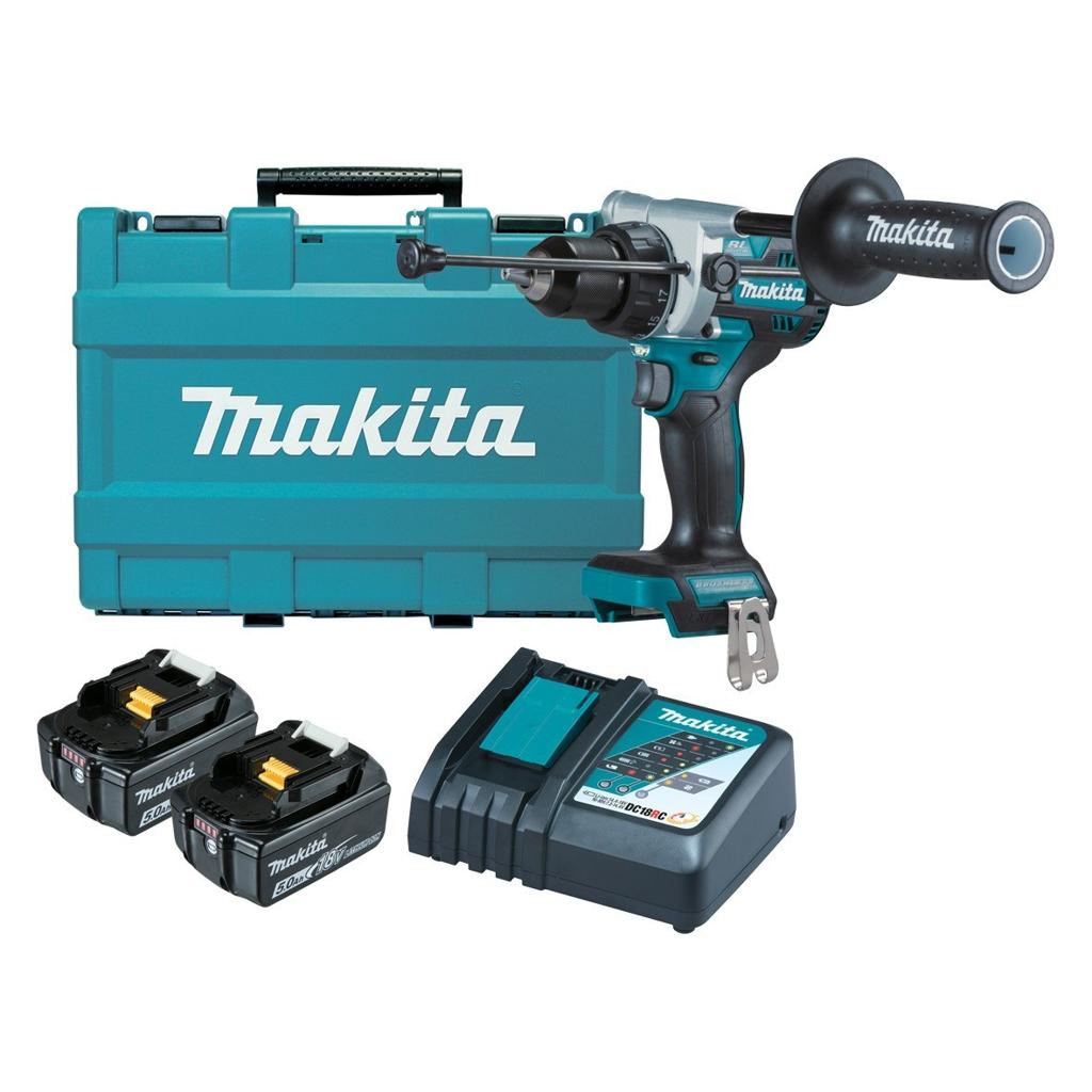Makita DHP486RFJ 18V Cordless Hammer Driver Drill