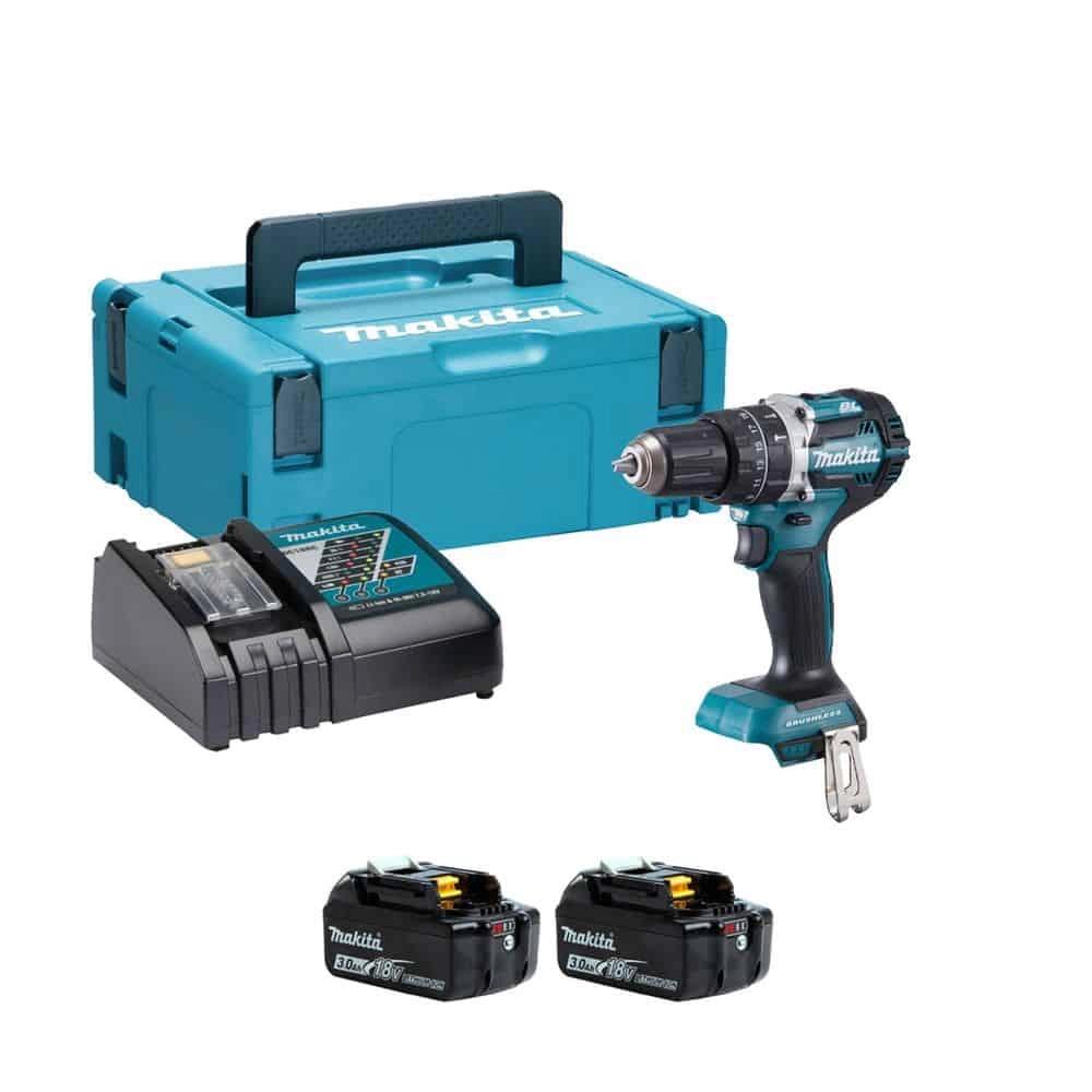 Makita DHP486RFJ 18V Cordless Hammer Driver Drill